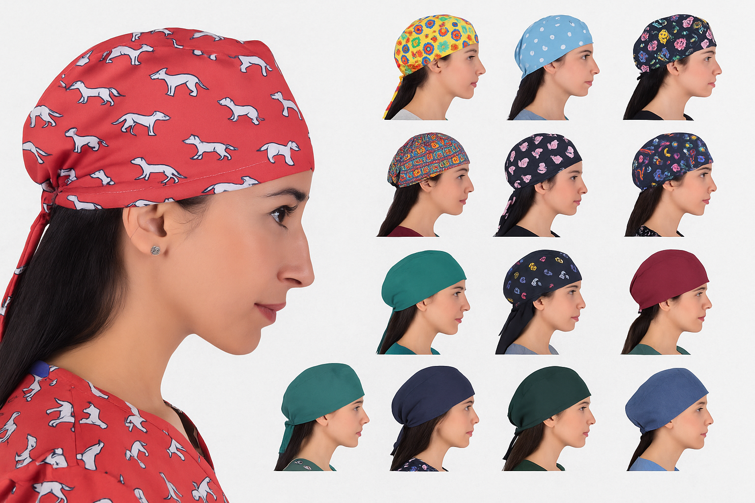Medical Scrub Caps