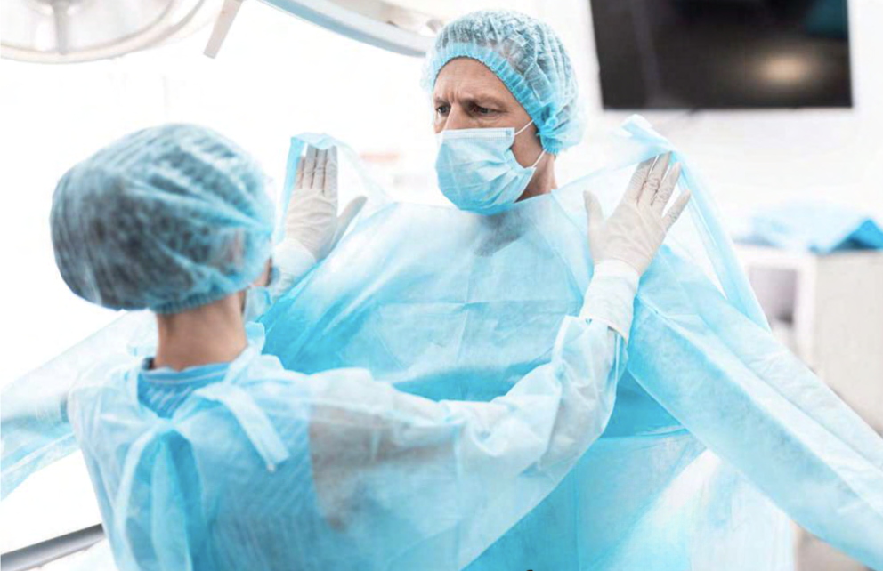 Protective Surgical Gown & PPE Kit