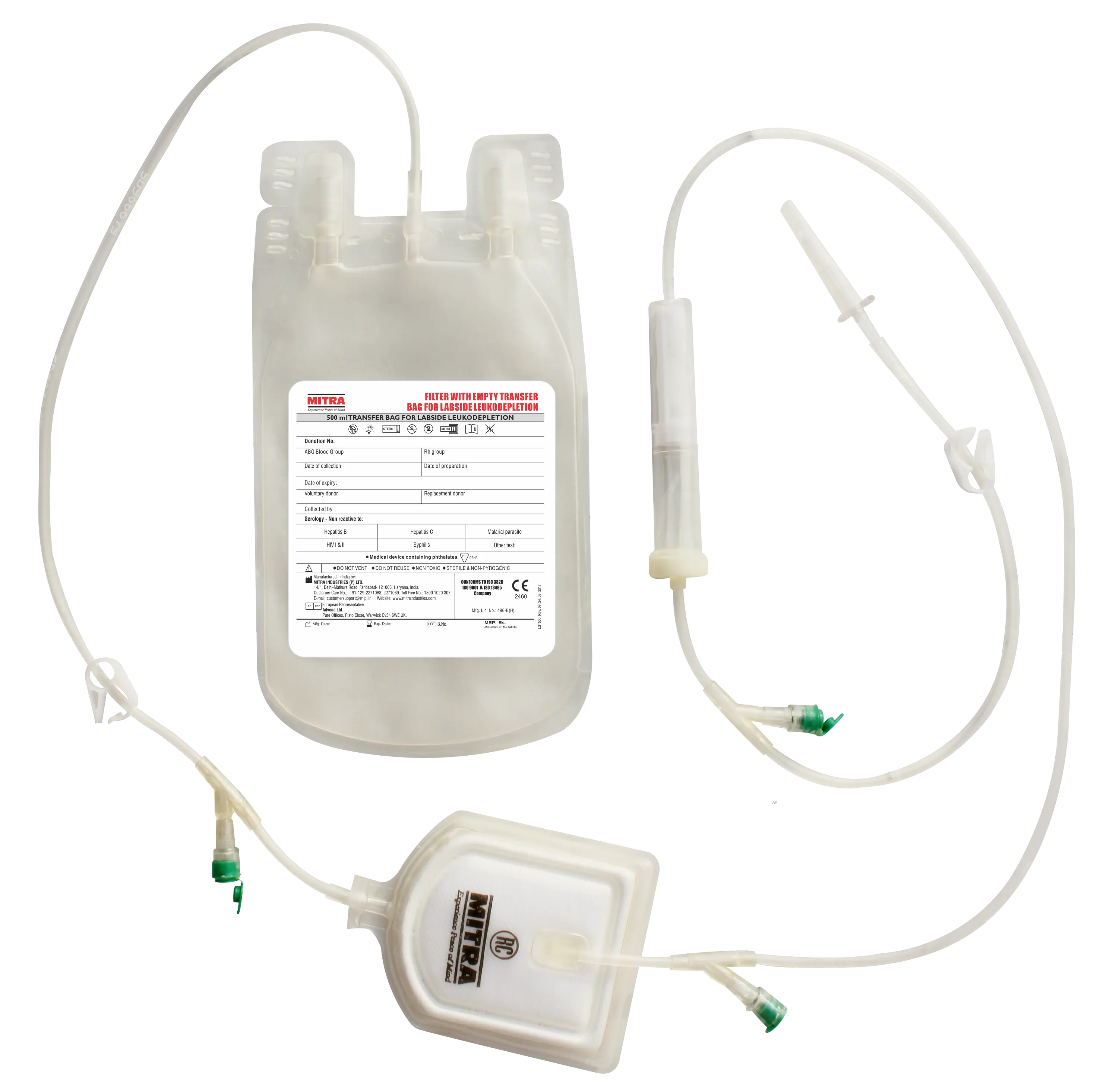 Labside Leukodepletion Filter (Red Blood Cells) | Transfusion Medicine ...