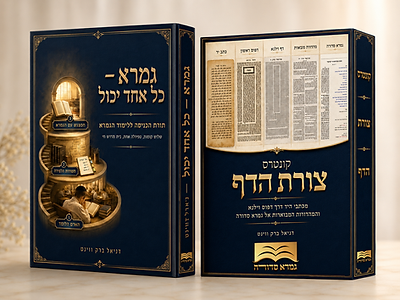 חבילת שני הספרים – קונטרס צורת הדף + גמרא כל אחד יכול