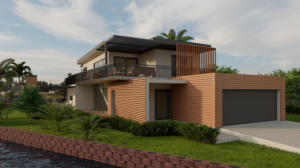 Modern Waterfront Home