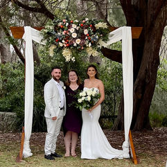 Beachside wedding
