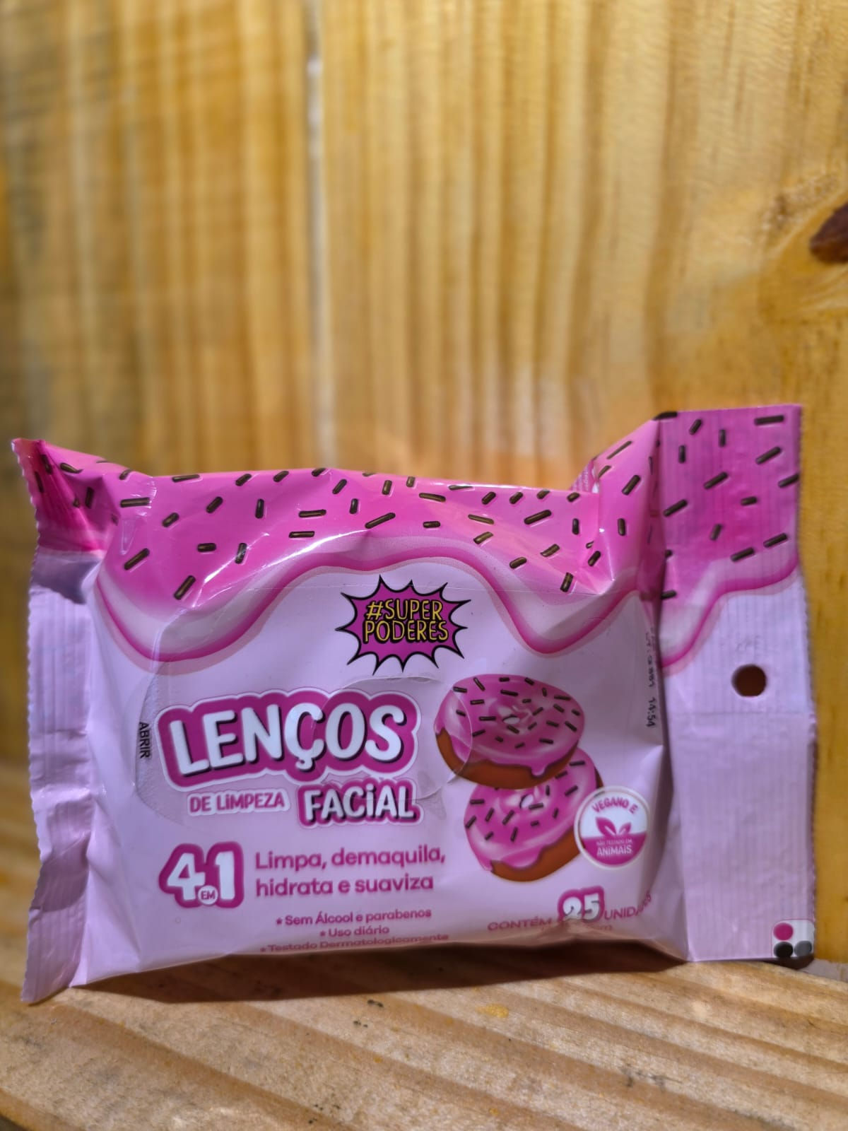 Lenços de Limpeza Facial Super Poderes