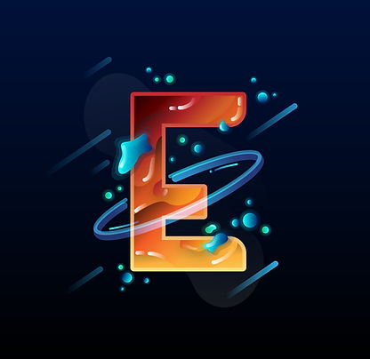 E universe lettering with stars.jpg