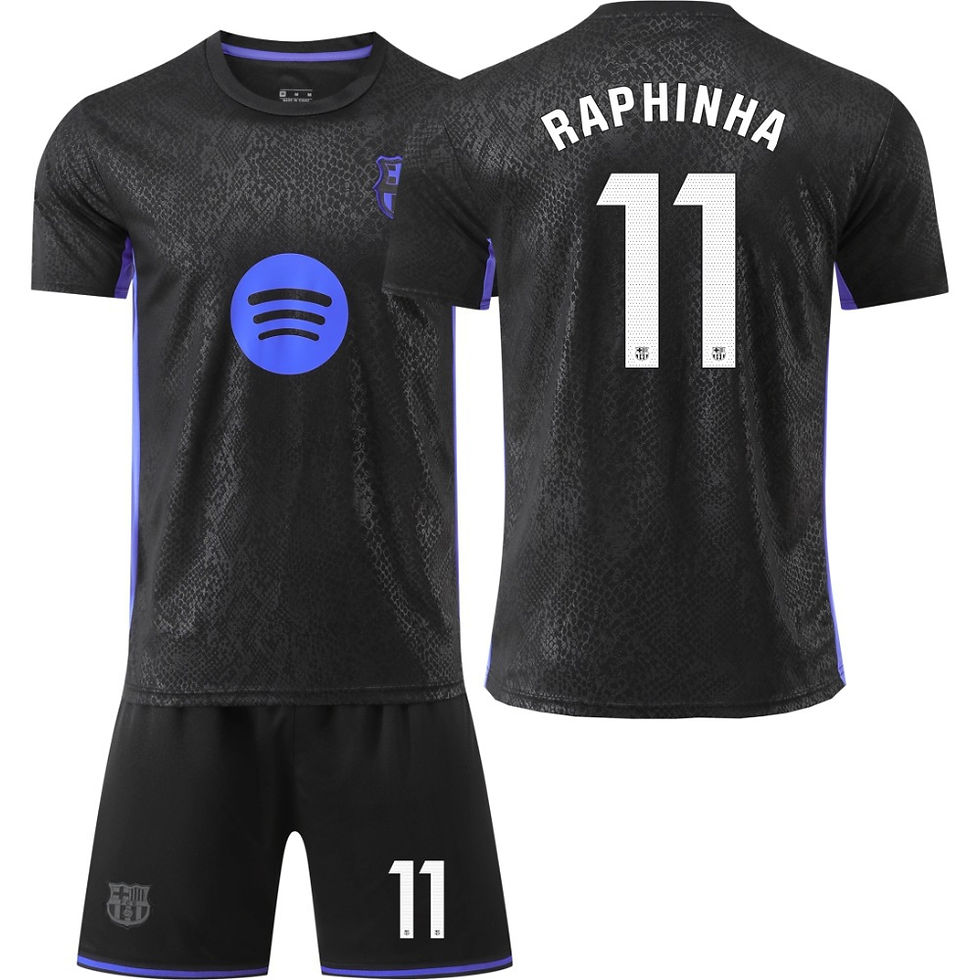 Thumbnail: Barcelona Football Jersey Set with Socks
