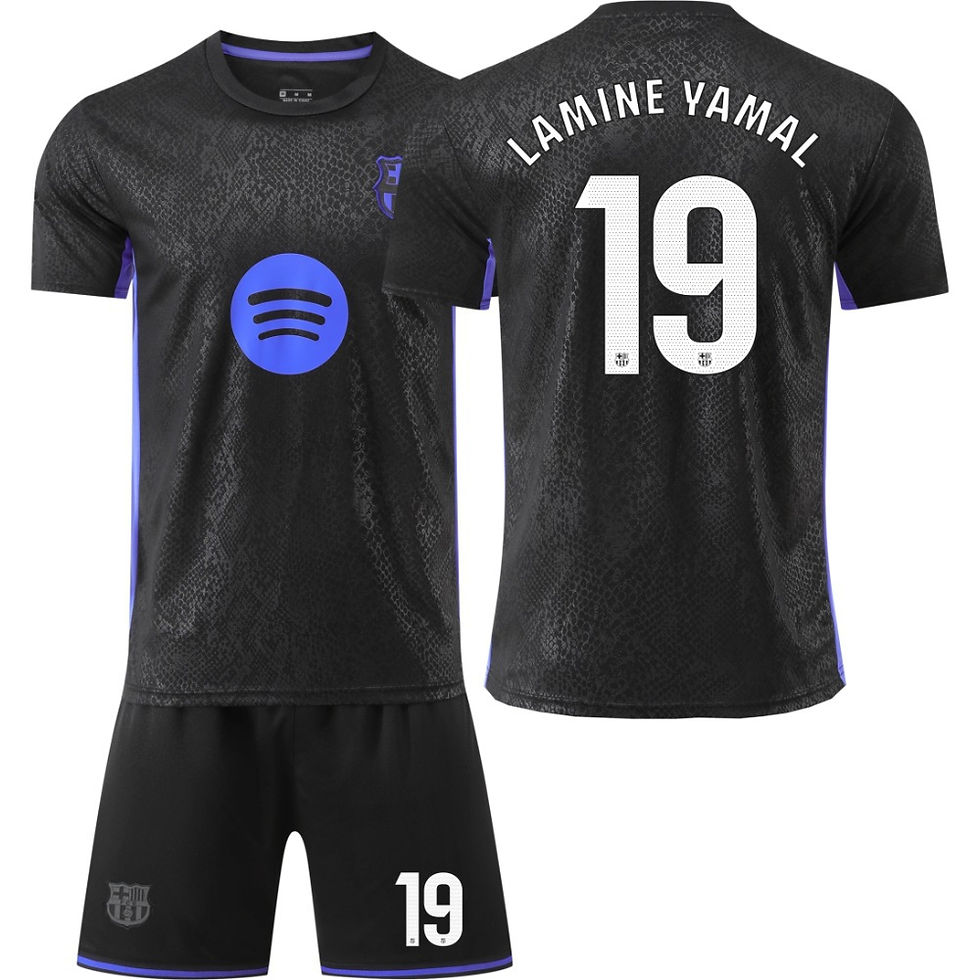 Thumbnail: Barcelona Football Jersey Set with Socks