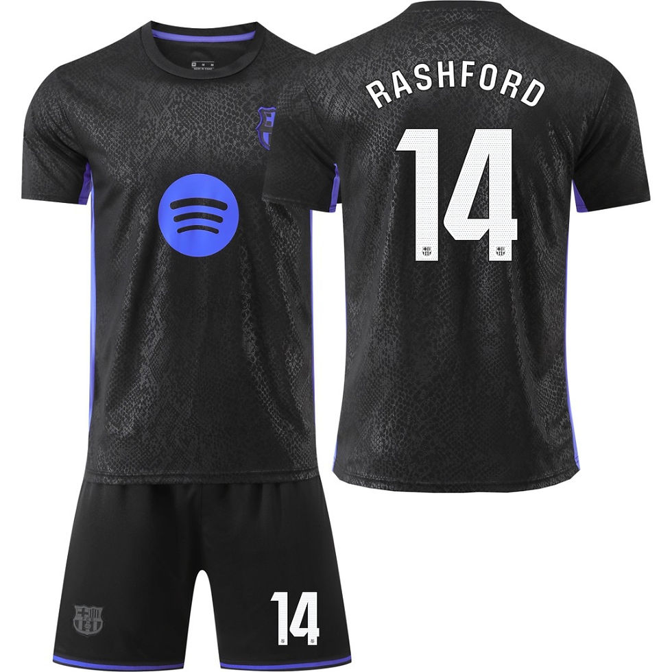 Thumbnail: Barcelona Football Jersey Set with Socks
