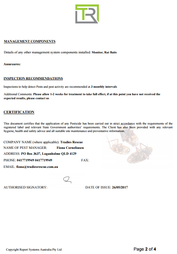 Thumbnail: Pest Management Certificate