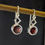 Thumbnail: CUSTOM GARNET EARRINGS
