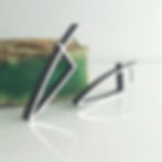 OUTLINE Earrings- Intersected Triangle