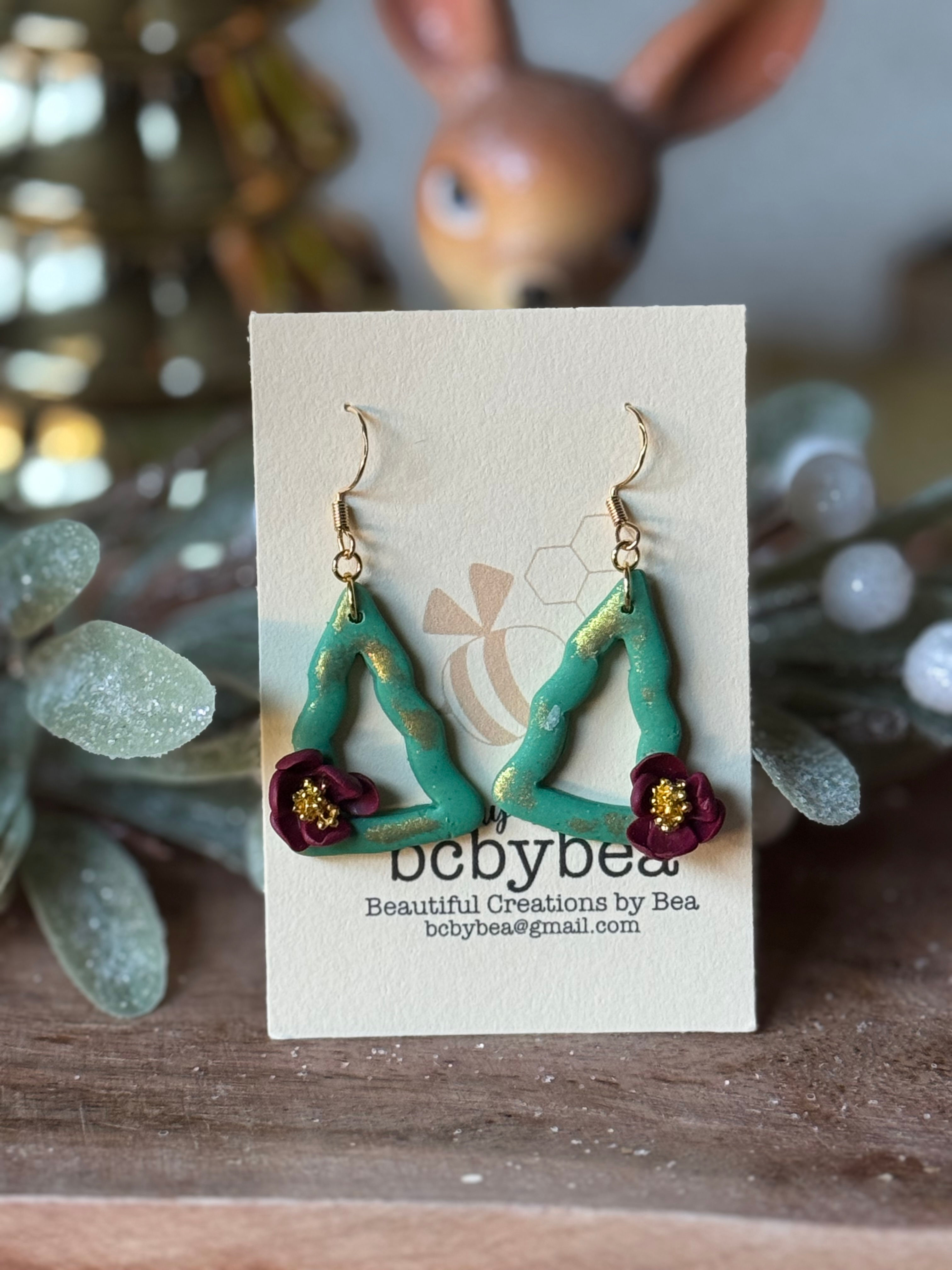 Elegant Christmas Tree earrings