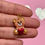 Thumbnail: Teddy valentines earrings