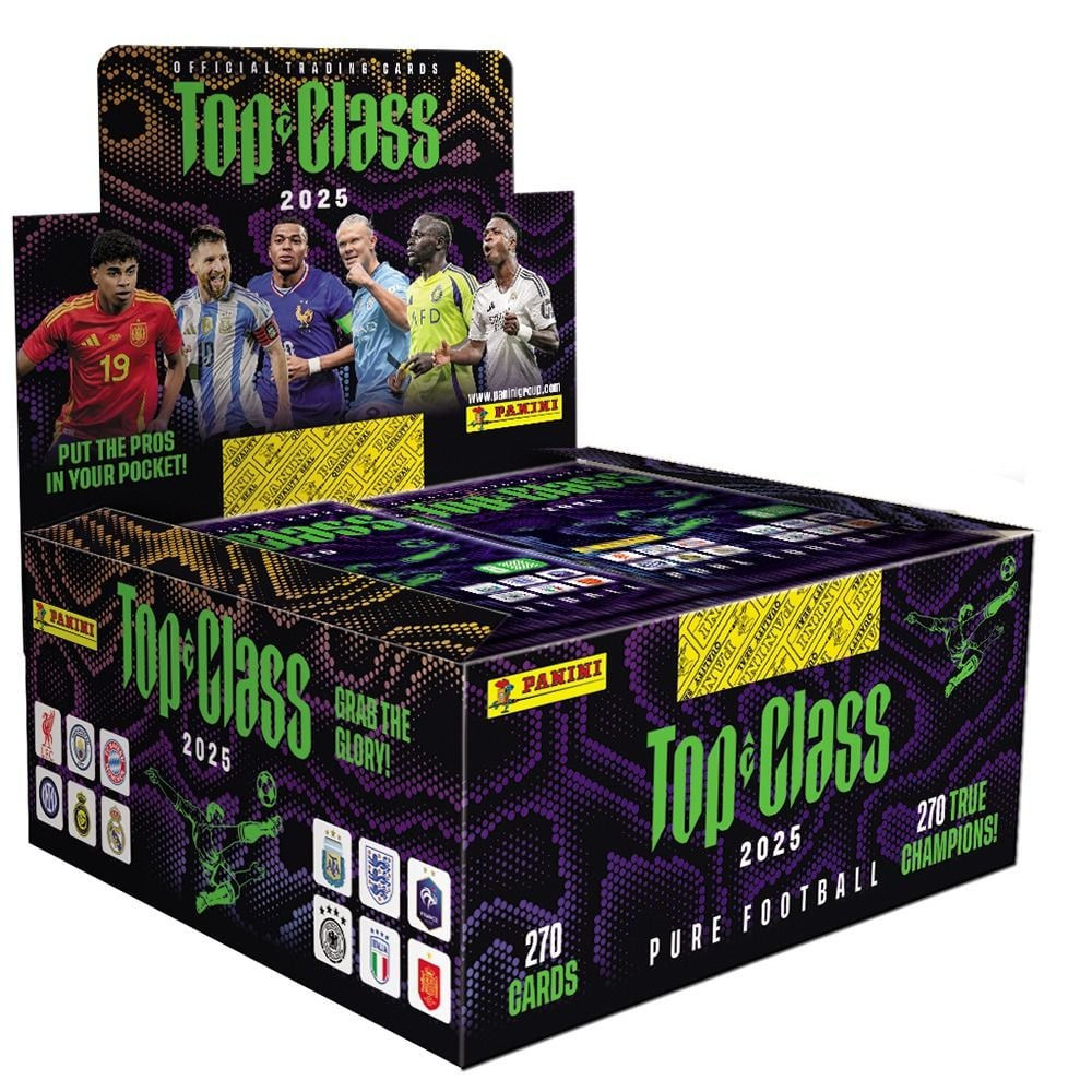 Panini FIFA Top Class 2025 Trading Cards Booster Box