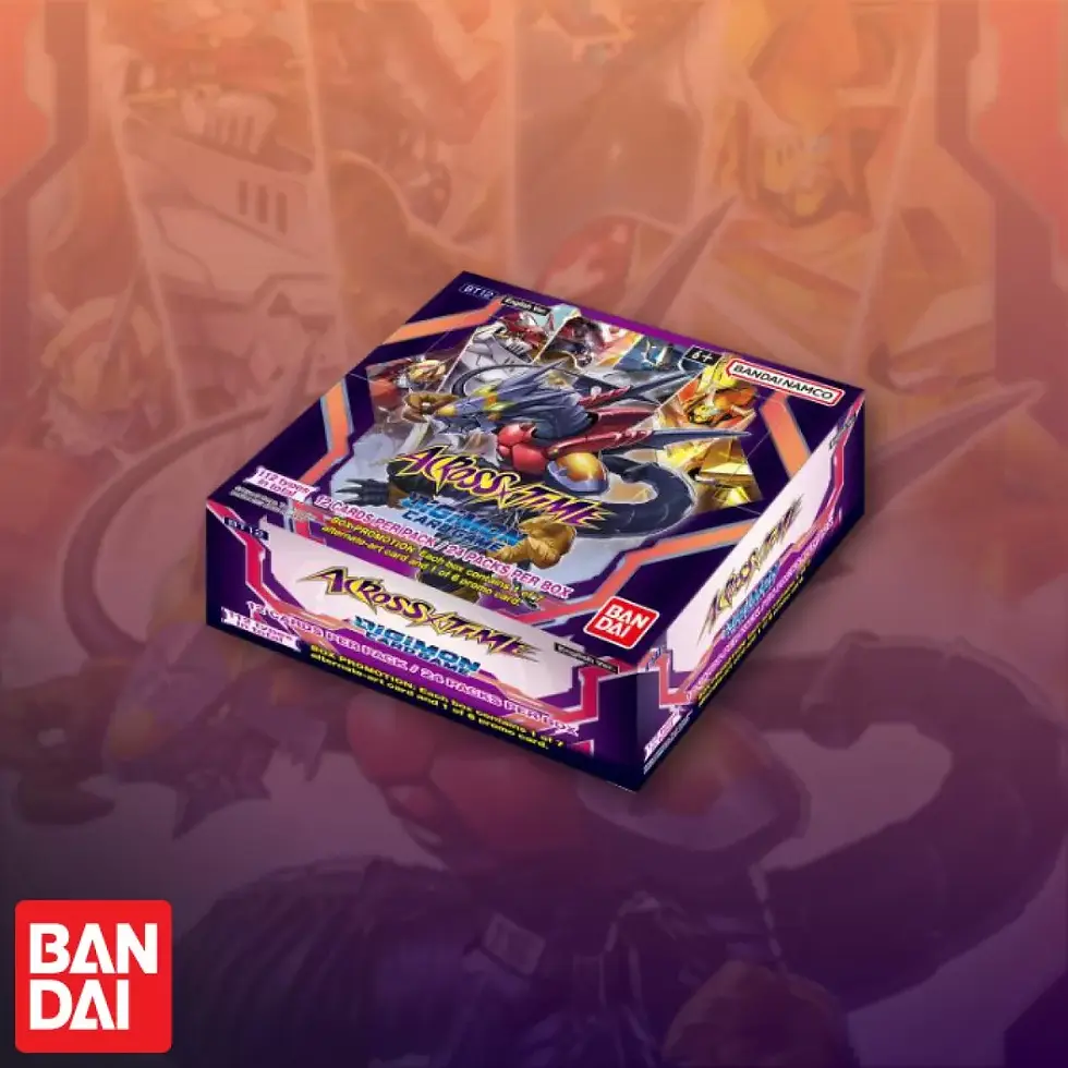 Thumbnail: Digimon Across Time BT12 Booster Box Display