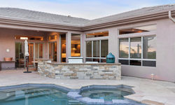 Outdoor BBQ Island Installation