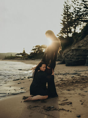 Between Light and Shadow - Dark Romance Sunset Session in Gisborne