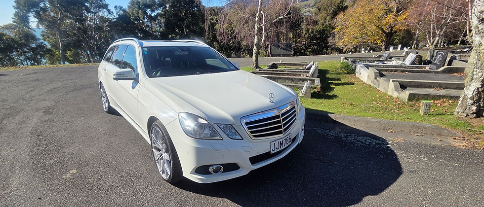 Mercedes-Benz E350 hearse for funeral transport