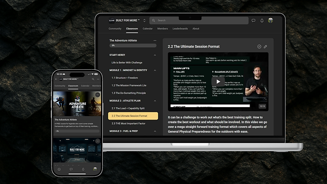 The Adventure Athlete - Built For More Skool