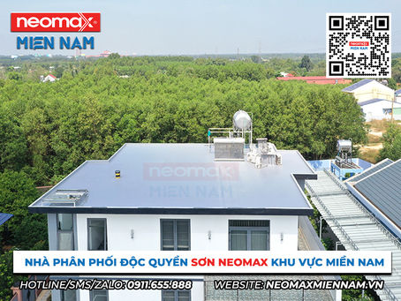 Sàn mái bị thấm nước có ngay sơn Neomax 820
