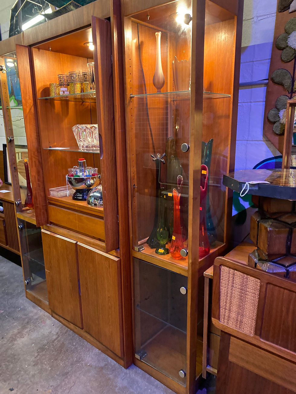 Thumbnail: 3 Pieces Credenza/Bar and display China By Scova.
