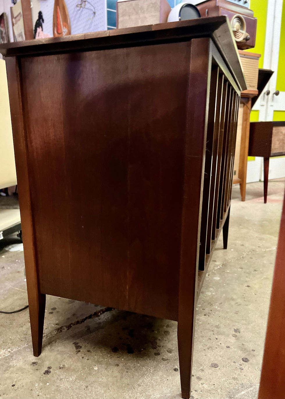 Thumbnail: PennCrest Record Console Phonograph.