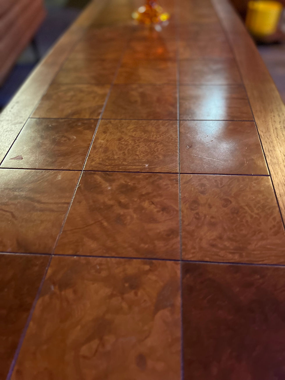 Thumbnail: Tomlinson ( Surf Board) Burl wood Coffee Table.