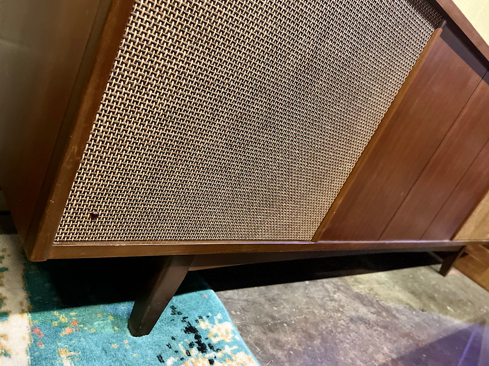 Thumbnail: Mid-century Modern AM/FM Stereo Record Console By  Admiral.