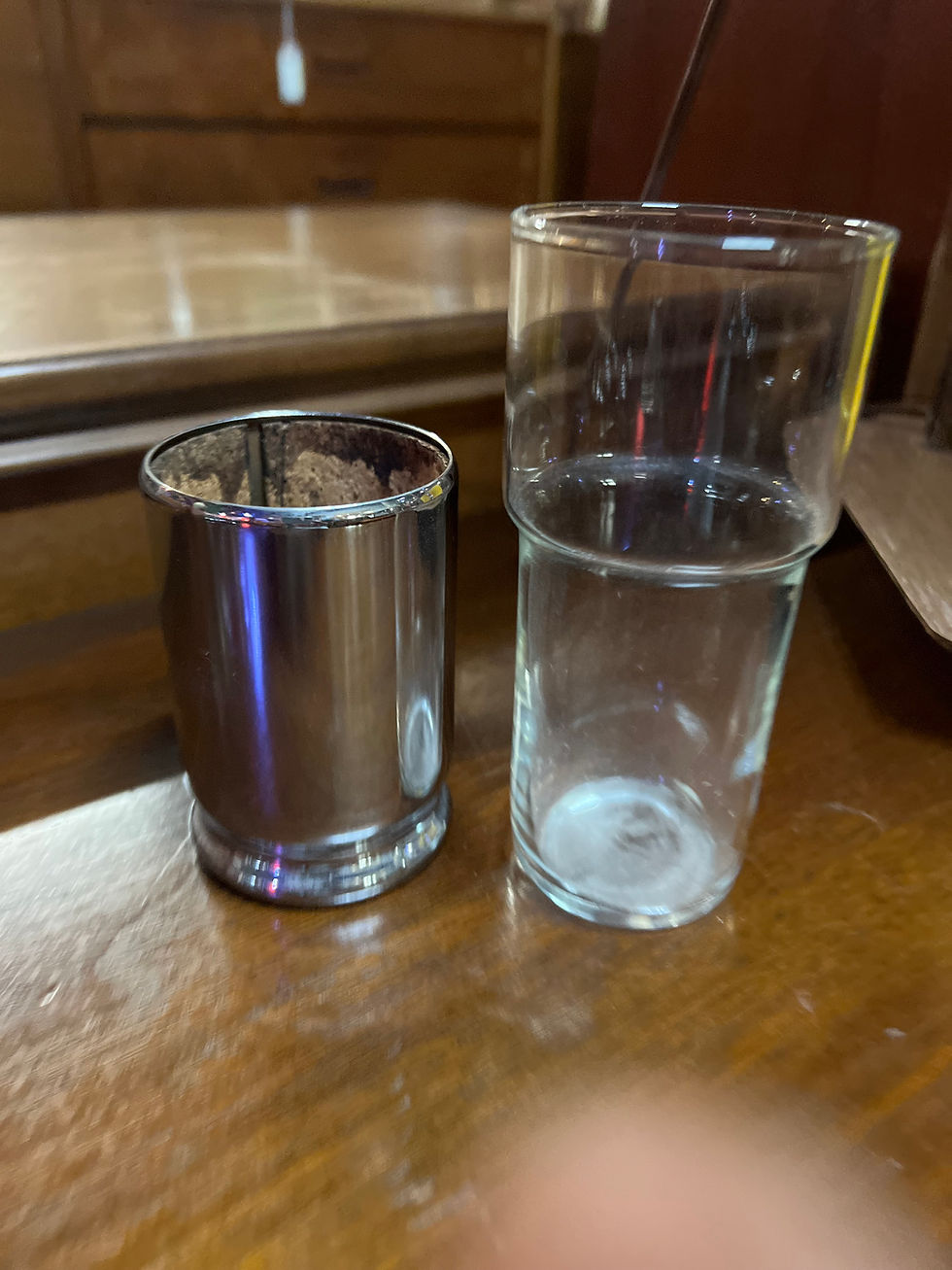 Thumbnail: Set of 8 Highball with holder by Hellerware.