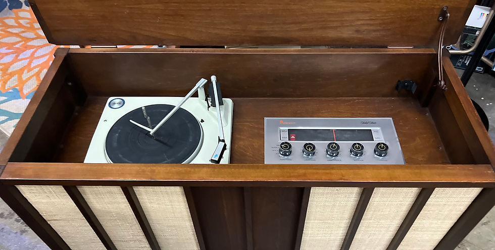 Thumbnail: PennCrest Record Console Phonograph.