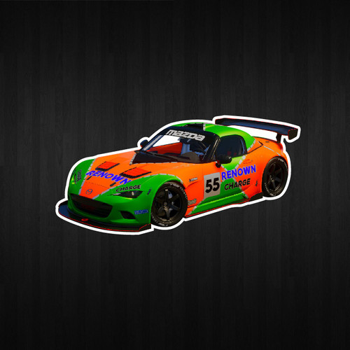 Renown Mazda MX5 #55 - Decal | Daytona Media