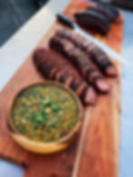 ★ Smoked Picanha Steak with Salted Egg Chimichurri