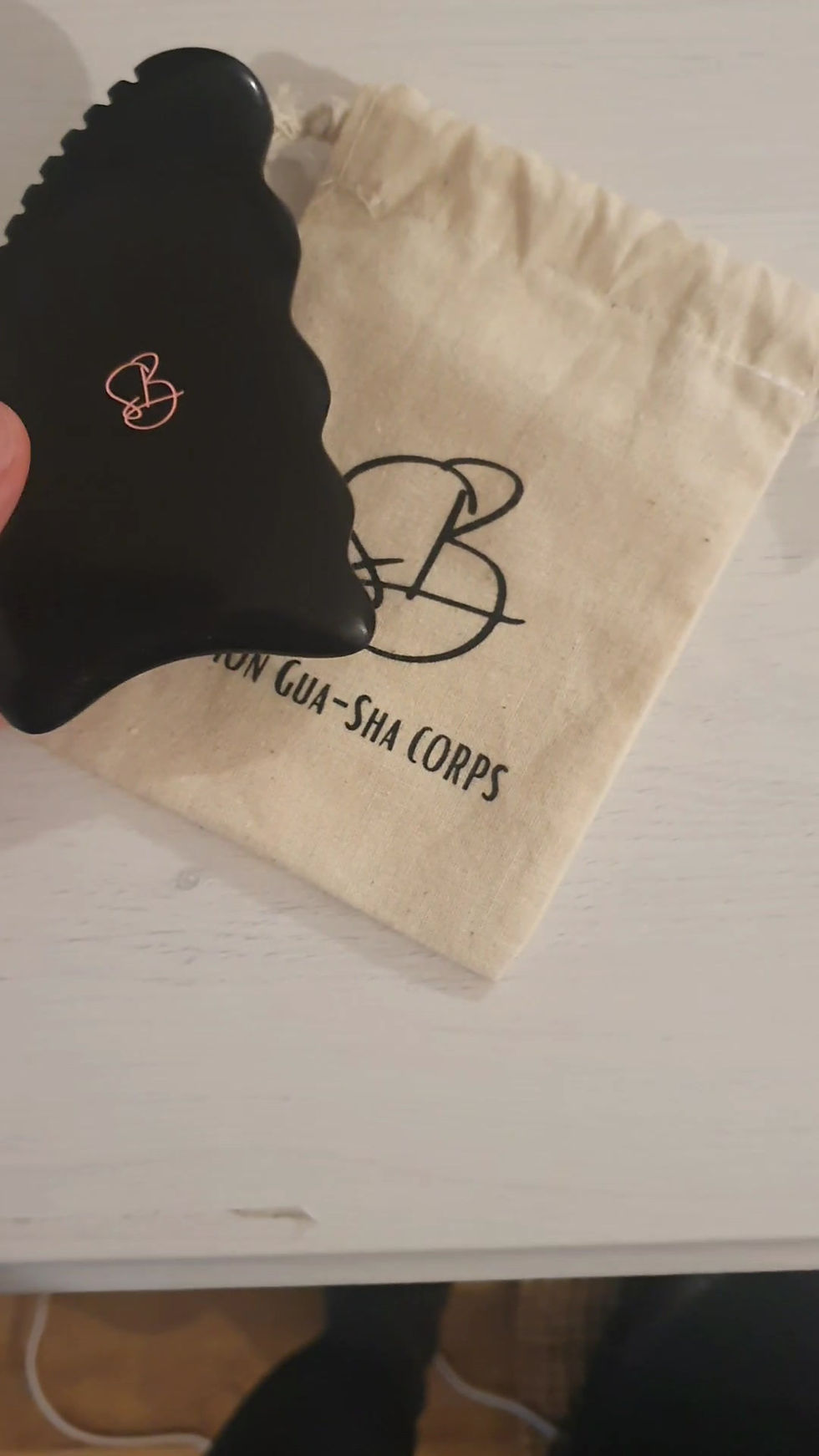 Miniature : Gua Sha corps en pierre de Bian