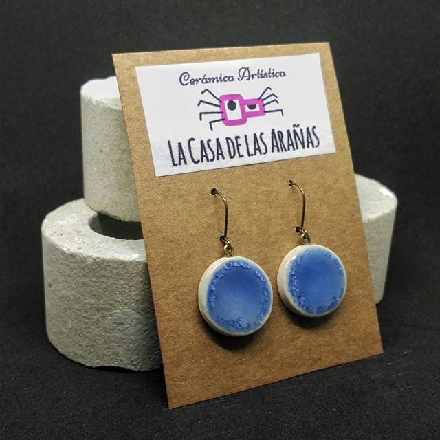 Pendientes Cristalización Azul