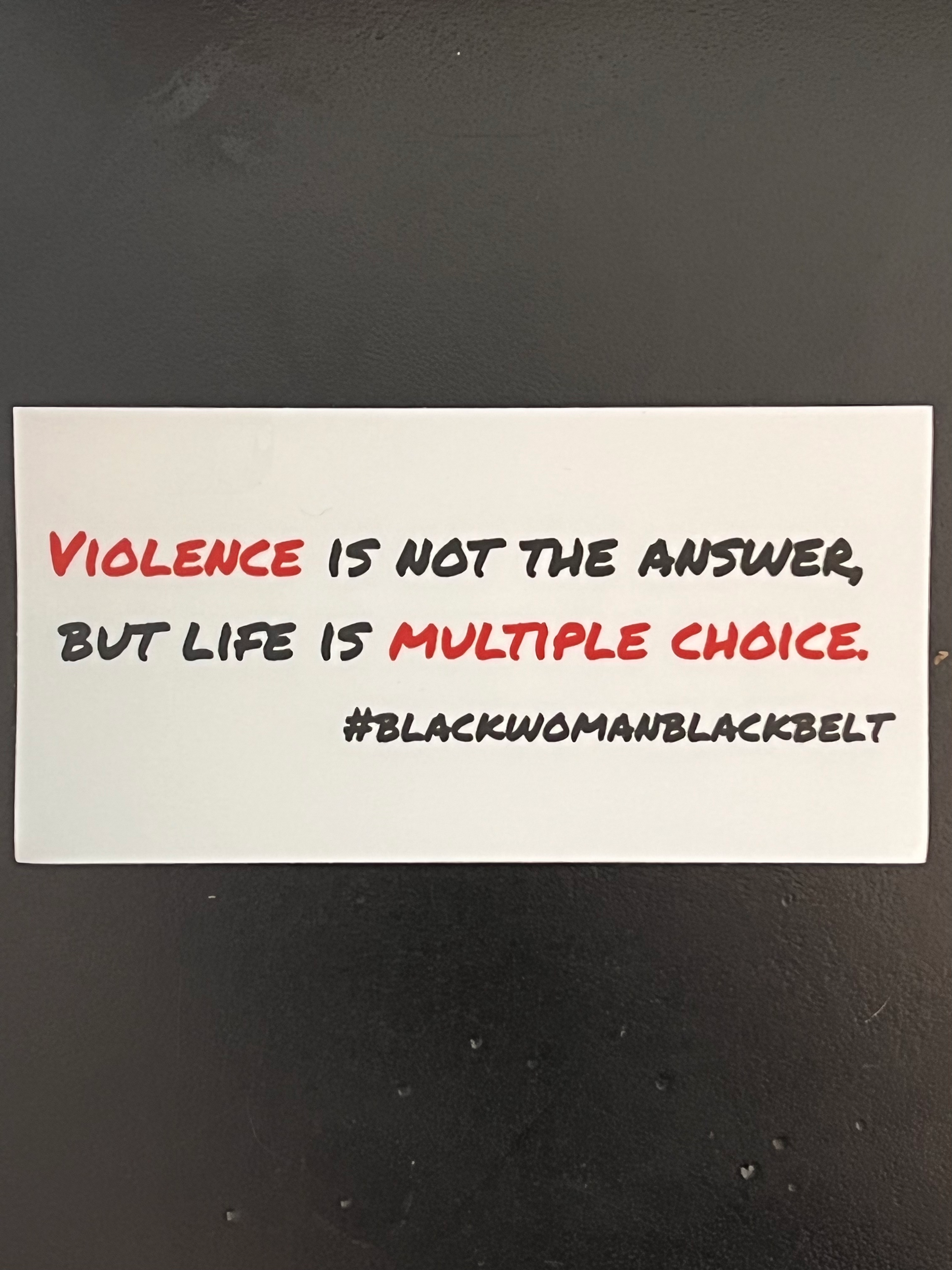 Mutliple Choice Sticker