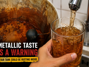 Why Your Tap Water Tastes Metallic — And How a Rusting Water Tank Could Be Putting You at Risk