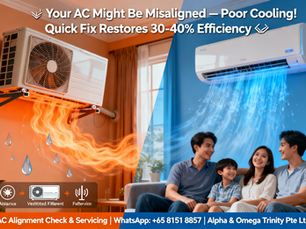 ❄️ Your AC Might Be Misaligned — Result: Poor Cooling Everywhere