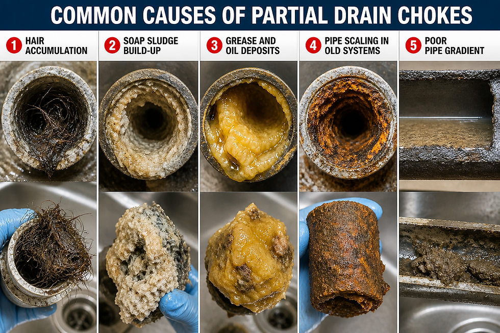 Why Your Basin Drain Gurgles — The Hidden Warning Sign of a Partial Choke Below