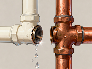 Why Your Pipe Joint Keeps Leaking Again — Wrong Fitting Type