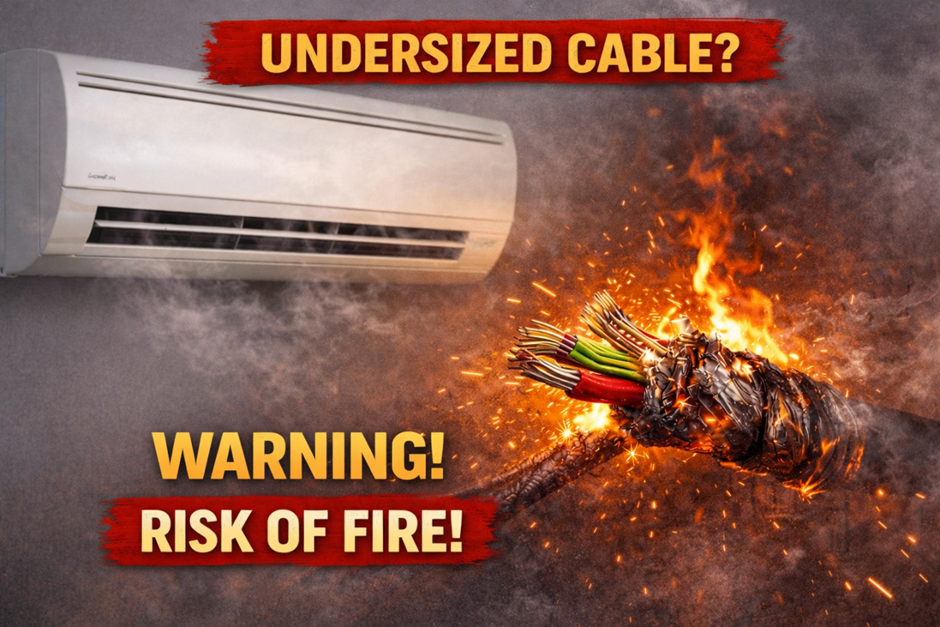 Your House Voltage May Drop When AC Starts — The Hidden Danger of Undersized Cable