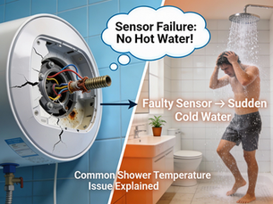 Why Your Shower Water Temperature Jumps — Broken Sensor 