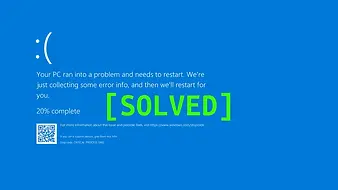 Windows Blue Screen Issue Solved
