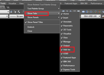 AutoCAD user interface showing plugin and LISP installation settings