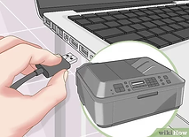 Printer installation process.