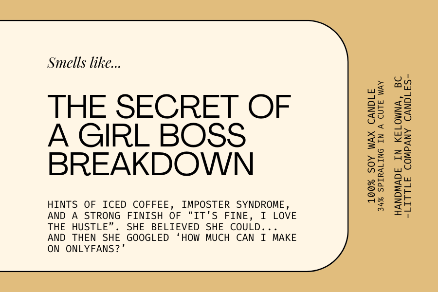 Thumbnail: The Secrets of A Girl Boss Breakdown Candle