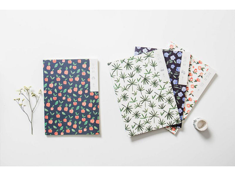 Forest of Flower Ruled Notebook Set