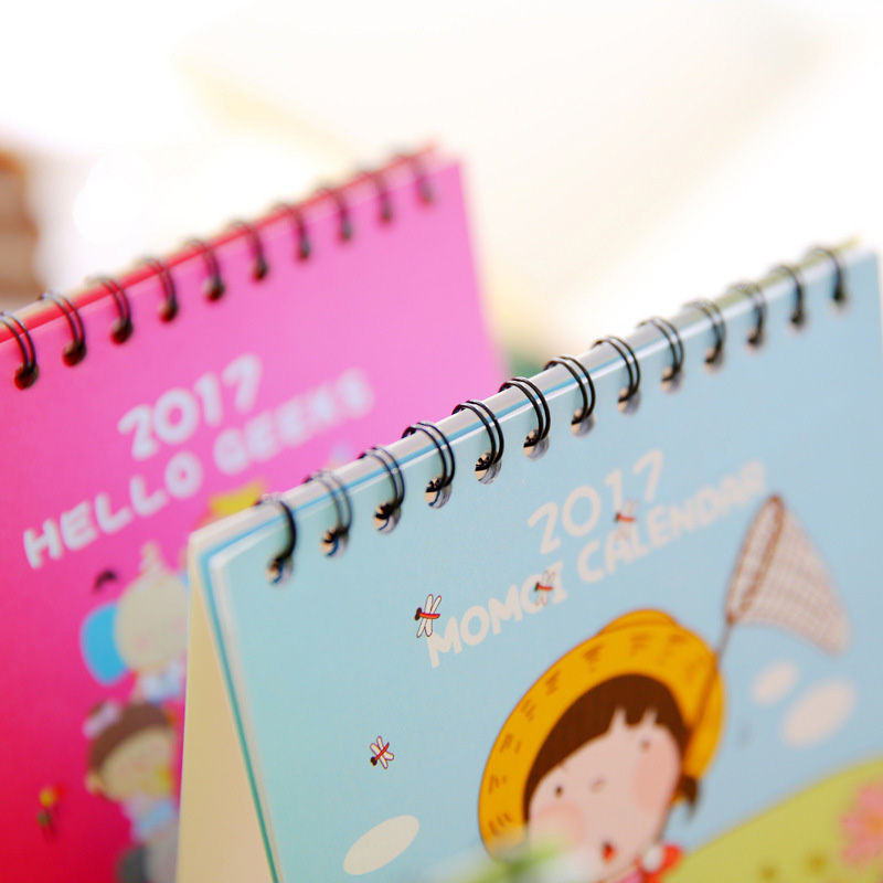 Colorful 2017 Desk Calendar