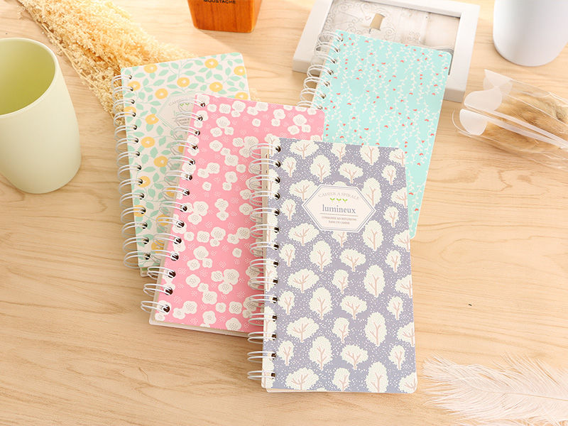 Pastoral Wind Spiral Mixed Notebook