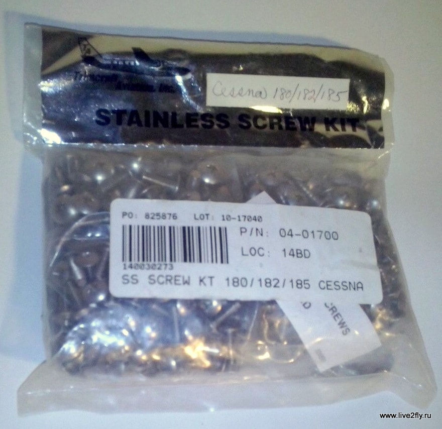 Миниатюра: Комплект крепежа для самолёта Cessna 182/180/185 Skywagon