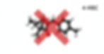 Ball-and-stick model of the chemical 4-MBC crossed out with a large red X, with the label “4-MBC,” indicating the ingredient is banned/prohibited.