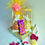 Thumbnail: Wooden Hamper with chocolate, potli bags of dry fruits